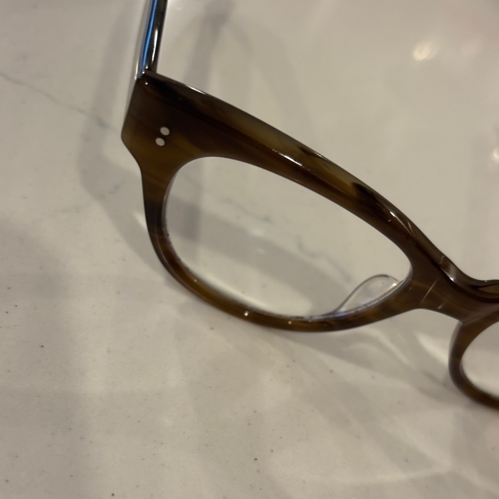 Garrett Leight Tortoiseshell Brown Sunglasses Tem… - image 3